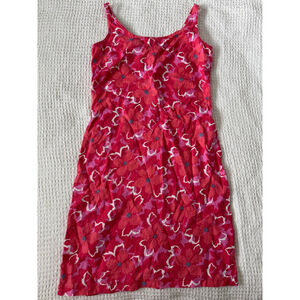 100% linen women’s floral dress